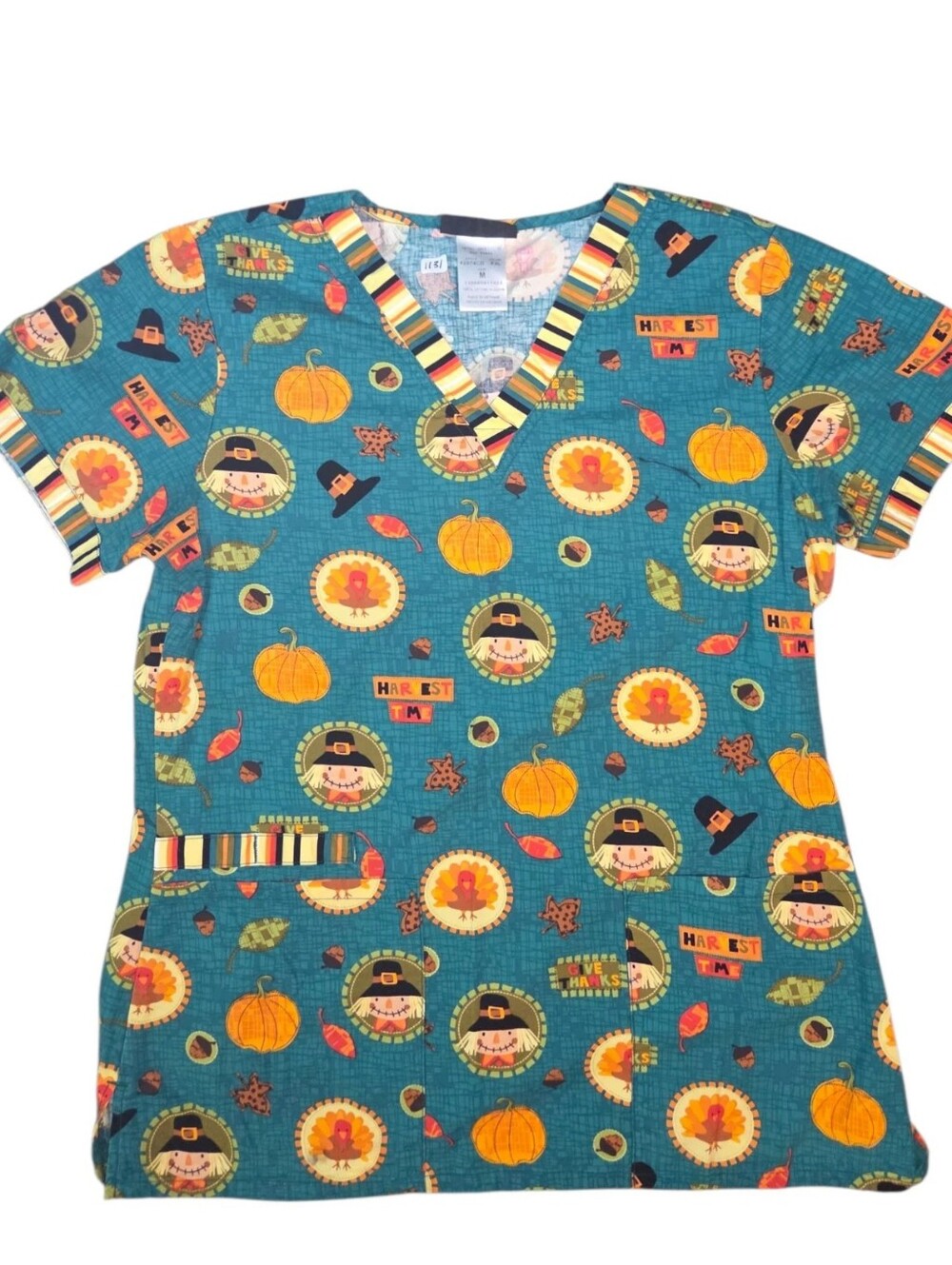 Cherokee Thanksgiving Scrub Top